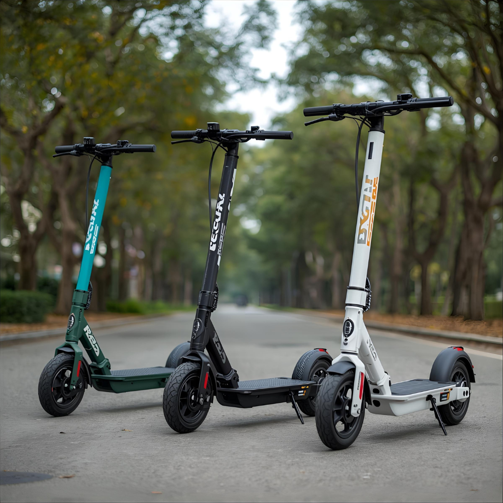 Premium electric scooters for commuting and outdoor mobility, featuring durable frames, long-range performance, and smooth urban travel