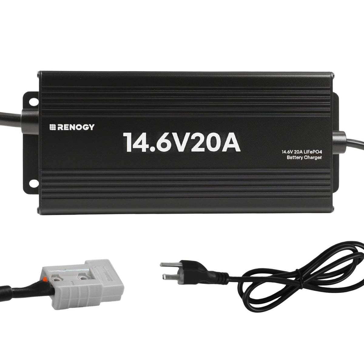 Renogy 12V 20A 24V 10A AC-to-DC LFP Portable Battery Charger