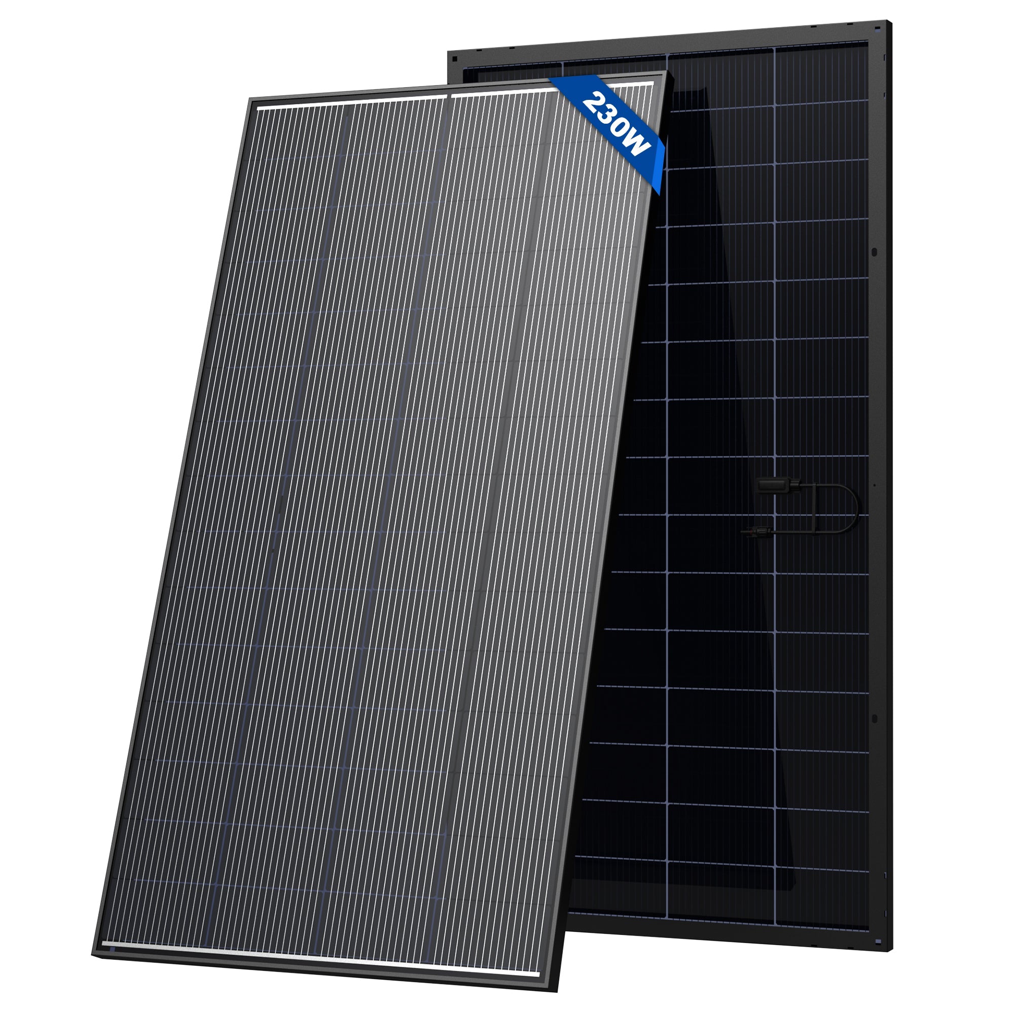 ACOPOWER 100W/125W/150W/230W 12V N-Type Bifacial Solar Panel