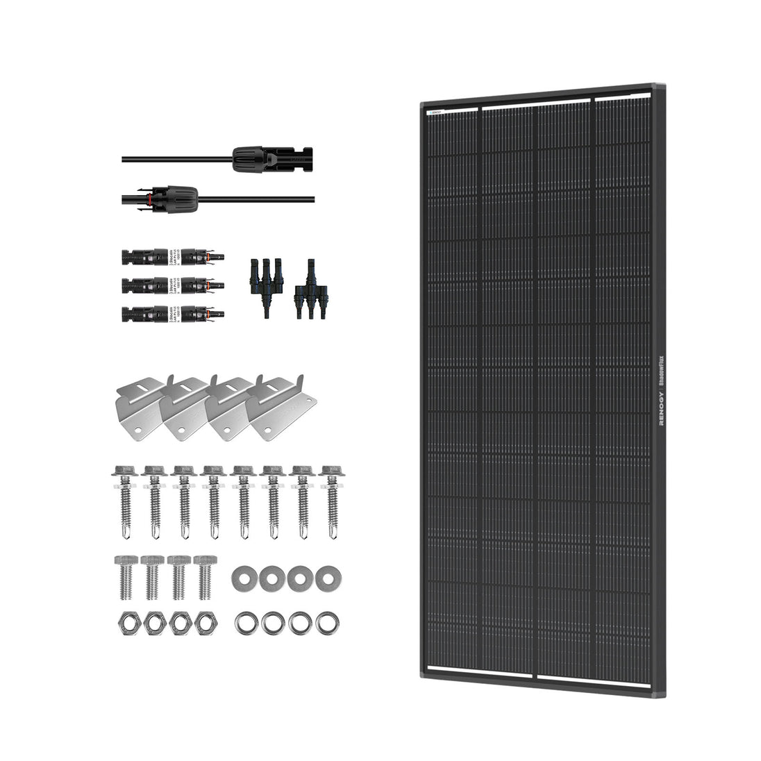 Renogy Extra 200W ShadowFlux Panel and Accessories for 7.6kWh Solution