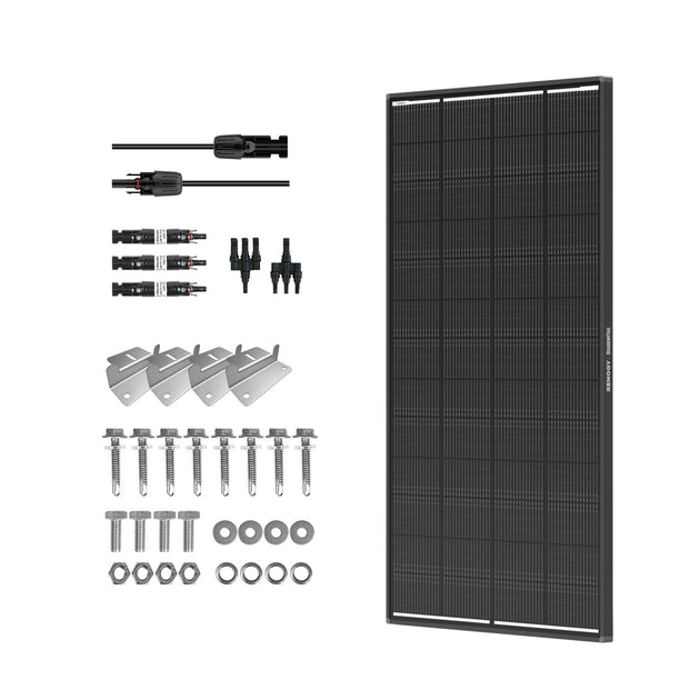 Renogy Extra 200W ShadowFlux Panel and Accessories for 7.6kWh Solution