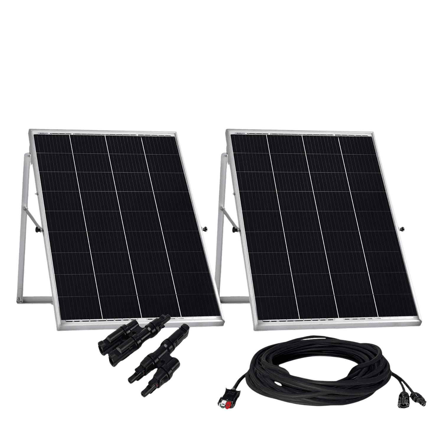 Nature's Generator 200W Rigid Solar Panels w/ Cable and Connector