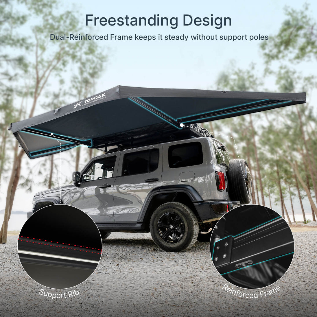 Topoak 180-degree Awning