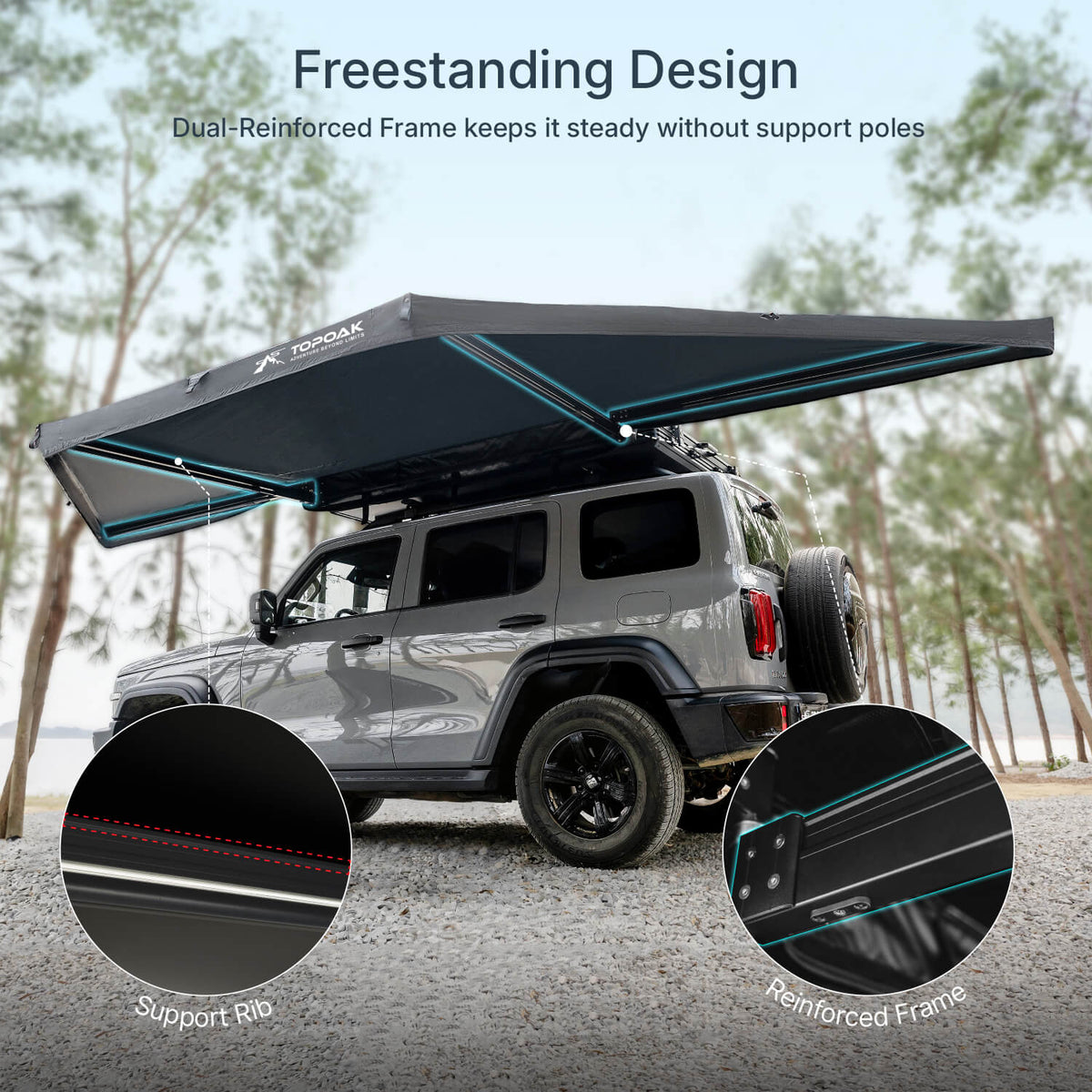 Topoak 180-degree Awning