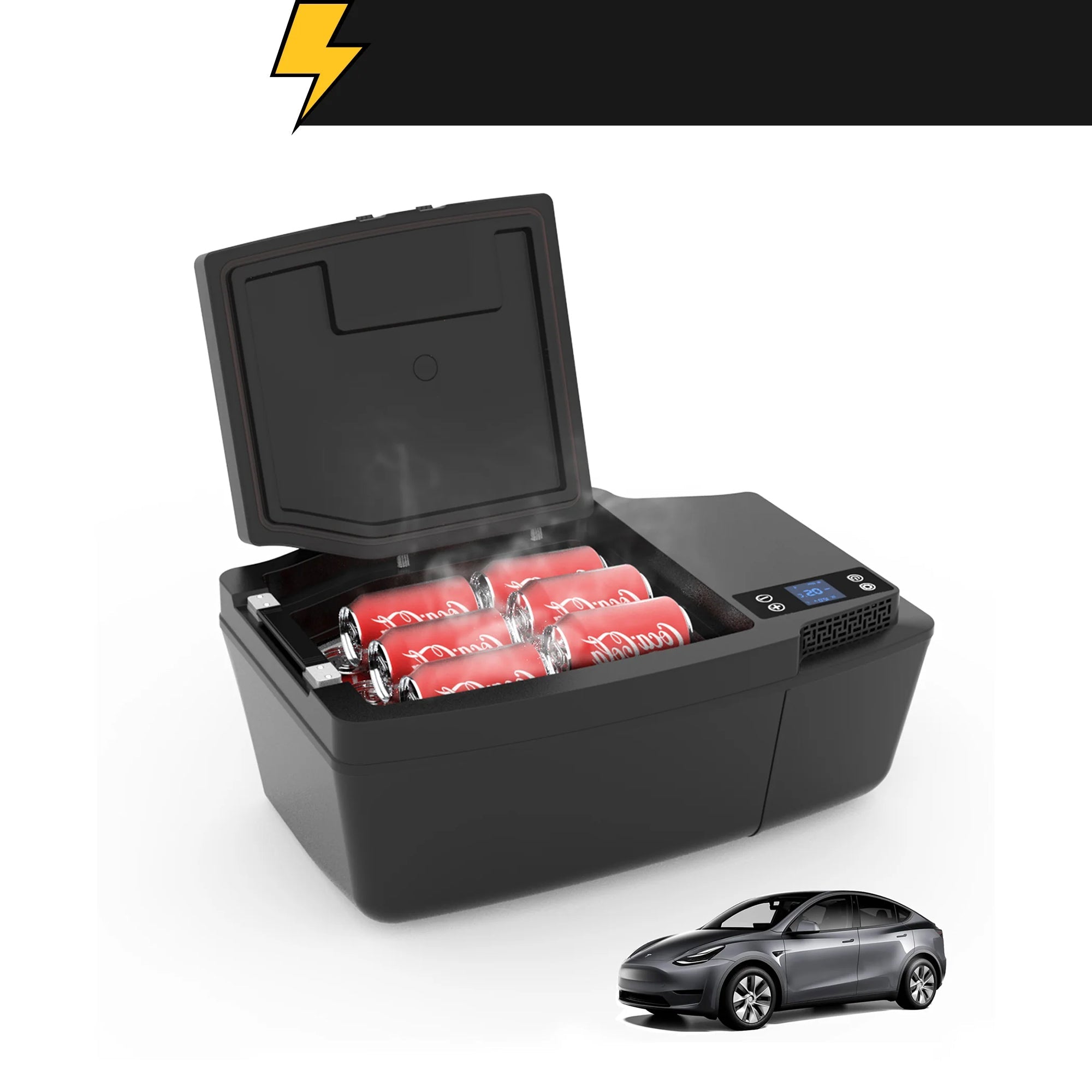 ACOPOWER TesFridge Portable Freezer Specially Designed for Tesla Model 3