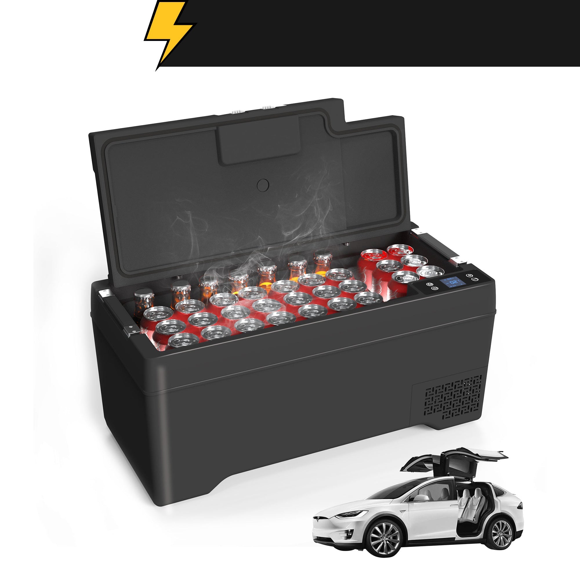 ACOPOWER TesFridge Portable Freezer Specially Designed for Tesla Model X