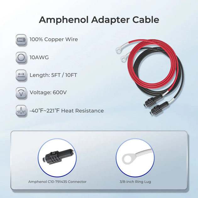 Renogy Amphenol Adapter Cable