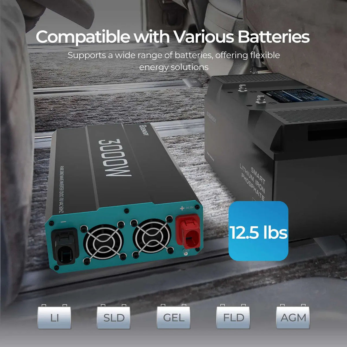 Renogy 12V Pure Sine Wave Inverter