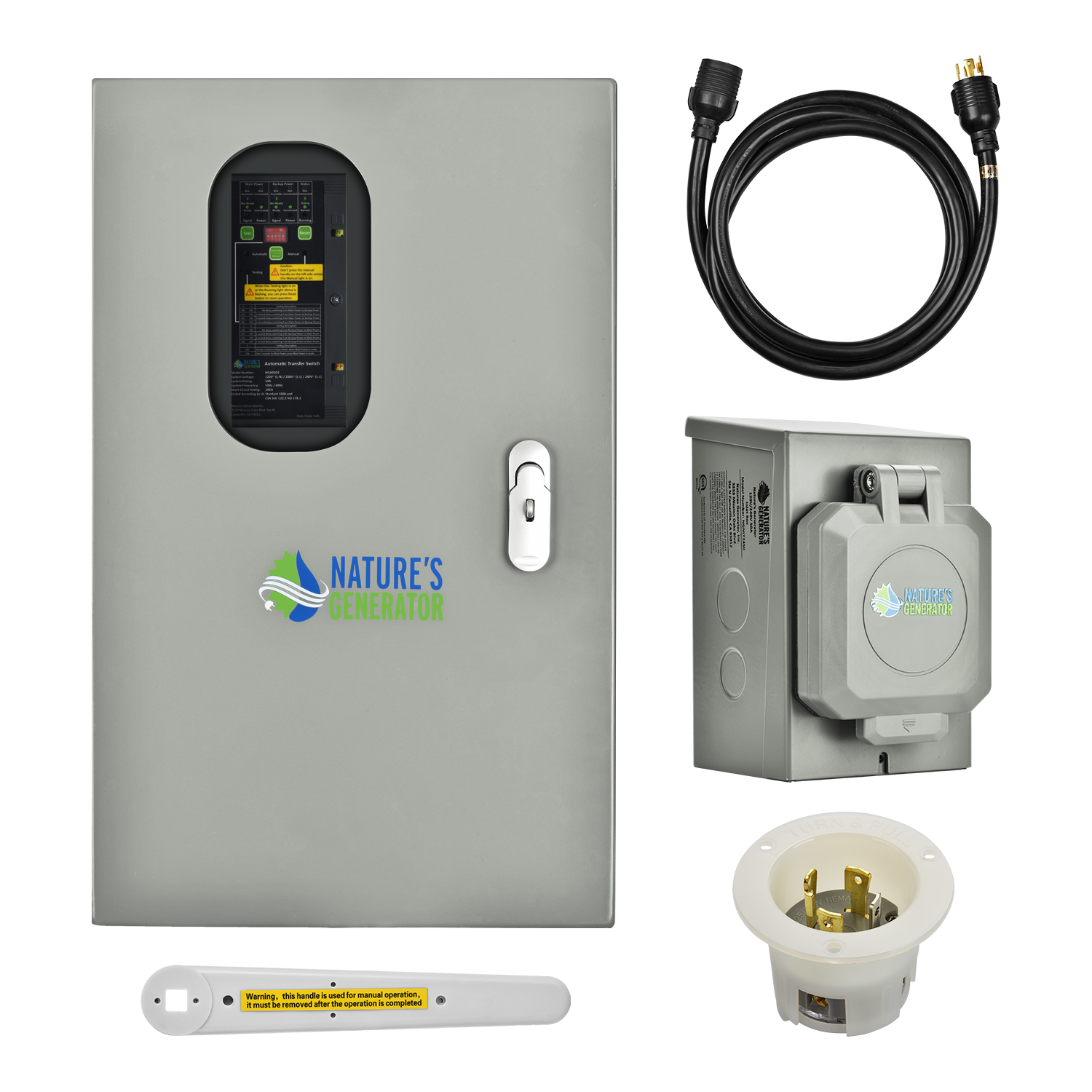 Nature's Generator 30A Automatic Generator Transfer Switch
