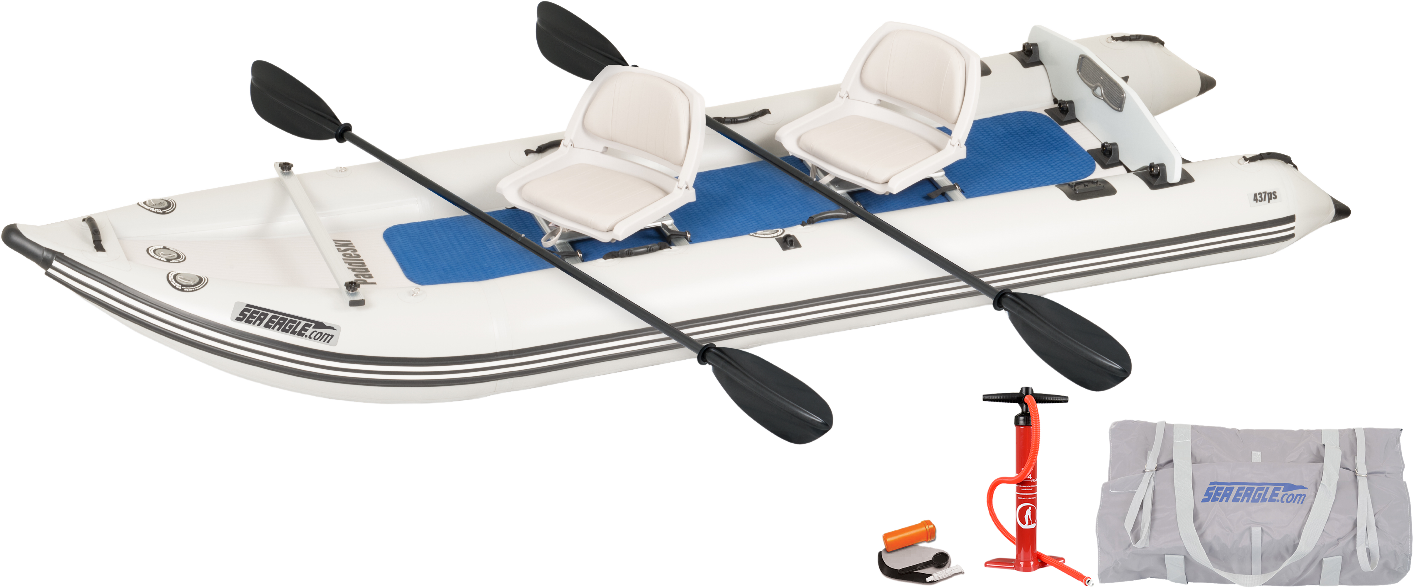 Sea Eagle 437ps PaddleSki 2 Person Swivel Seat Package