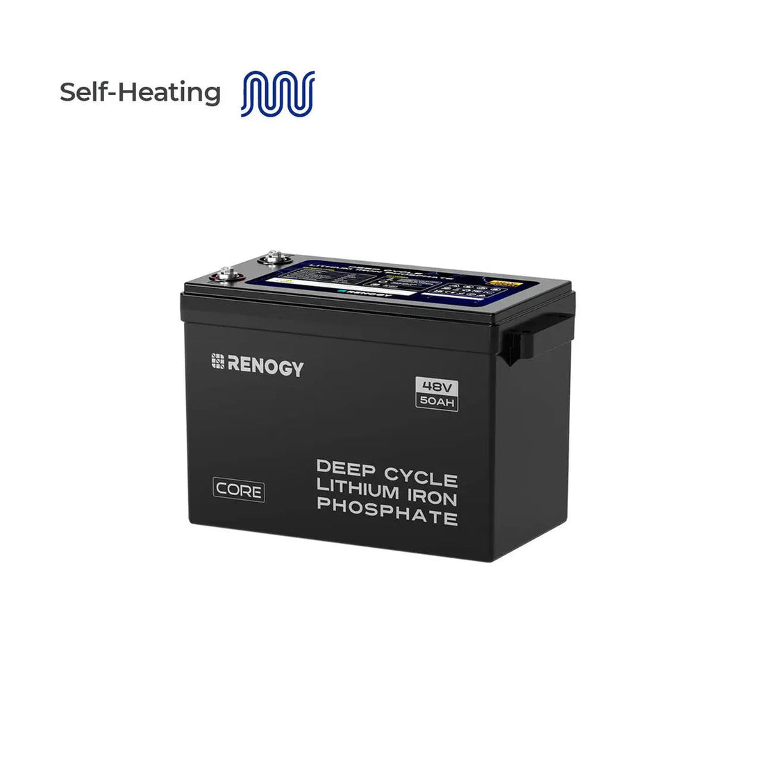 Renogy 48V 50Ah Smart Lithium Iron Phosphate Battery Core Series