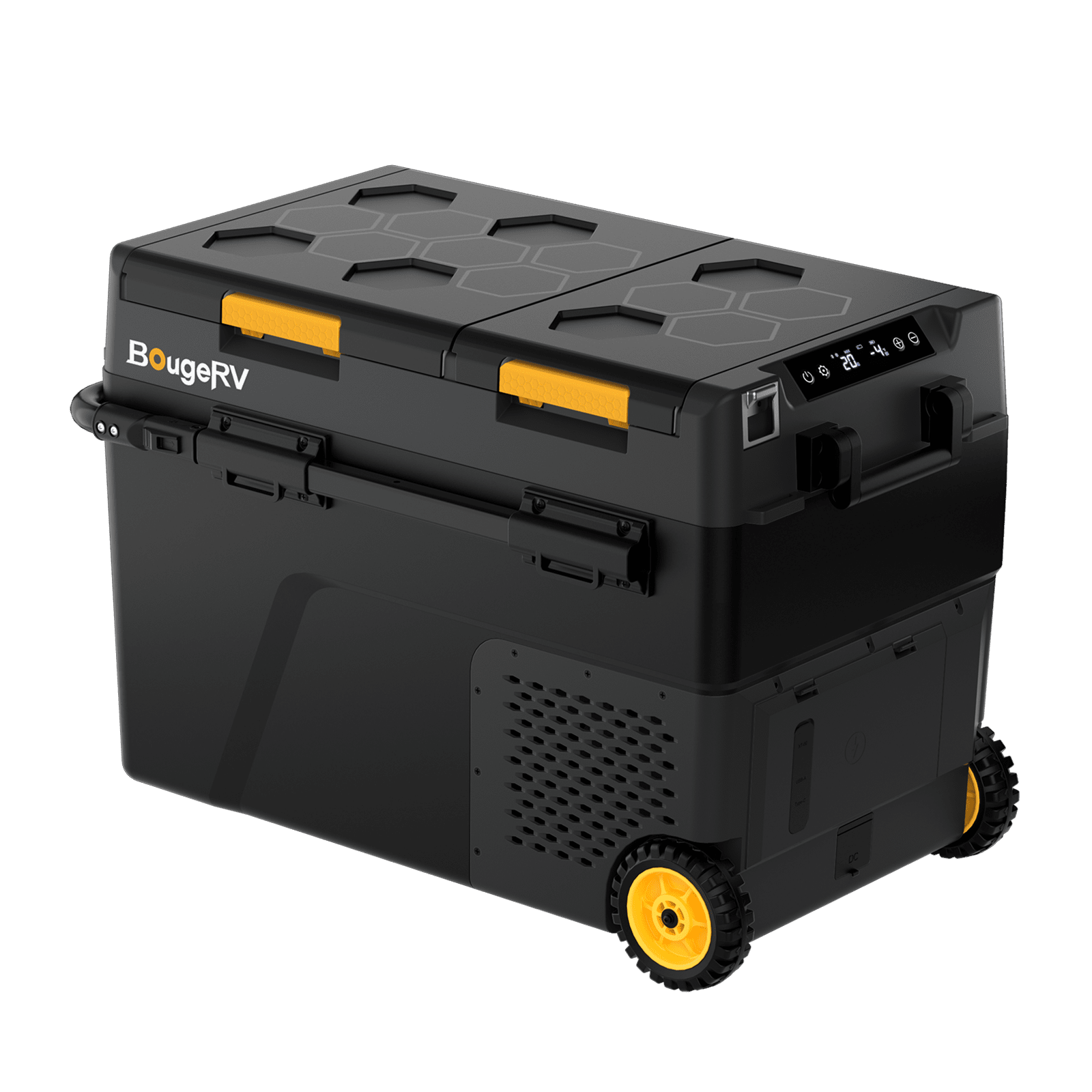 BougeRV New CRD2 V2.0 52QT Dual Zone 12V Portable Fridge