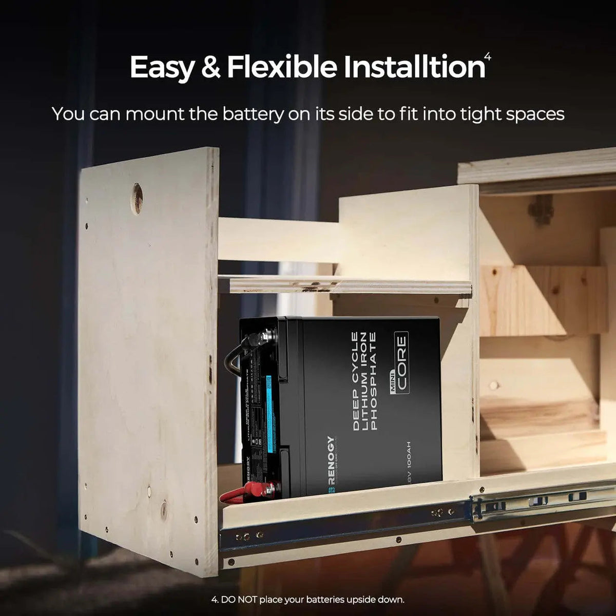 Renogy Core Mini LiFePO4 Lithium Batteries