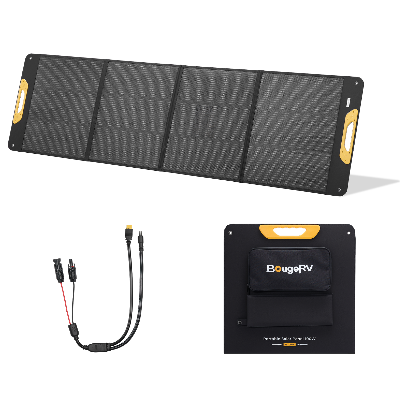 BougeRV New 200W Portable Solar Panel