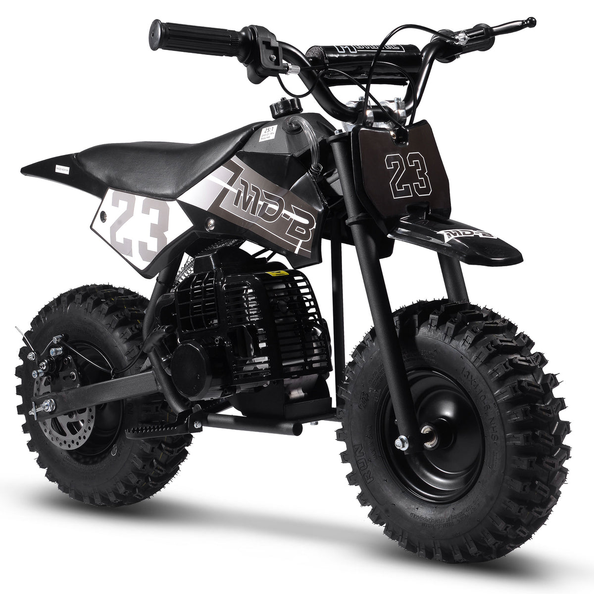 MotoTec Big Supermoto 50cc 2-Stroke Kids Dirt Bike - Recreational Off-Road Use Only