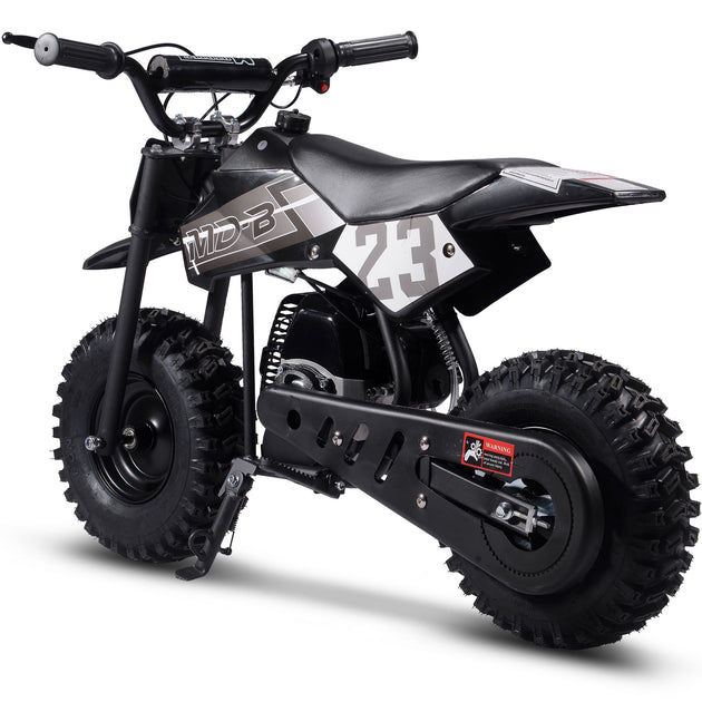 MotoTec Big Supermoto 50cc 2-Stroke Kids Dirt Bike - Recreational Off-Road Use Only