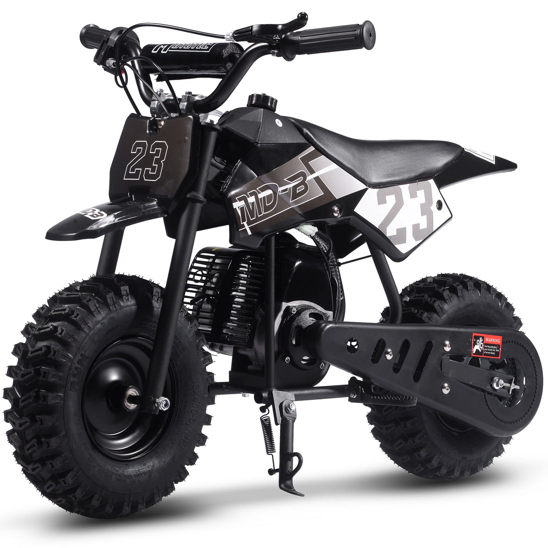 MotoTec Big Supermoto 50cc 2-Stroke Kids Dirt Bike - Recreational Off-Road Use Only