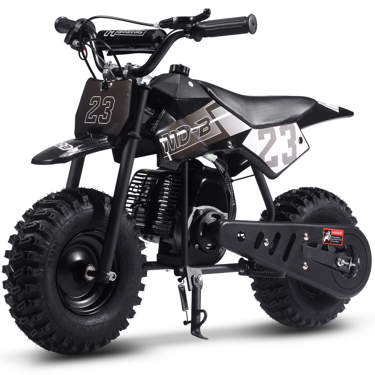 MotoTec Big Supermoto 50cc 2-Stroke Kids Dirt Bike - Recreational Off-Road Use Only