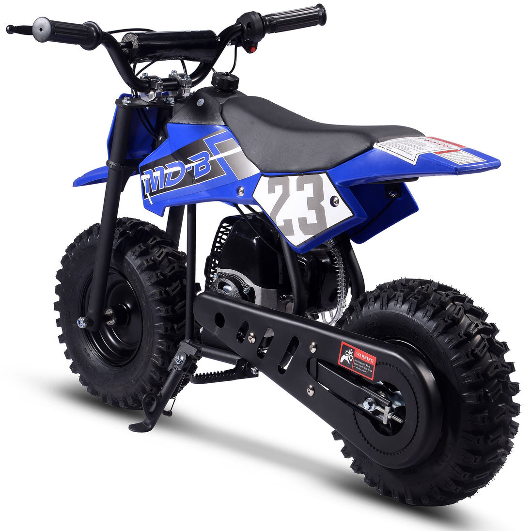 MotoTec Big Supermoto 50cc 2-Stroke Kids Dirt Bike - Recreational Off-Road Use Only