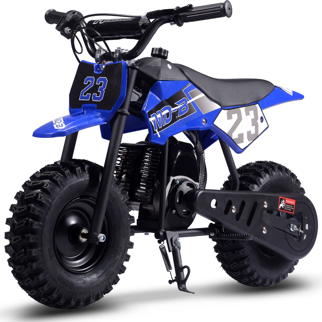 MotoTec Big Supermoto 50cc 2-Stroke Kids Dirt Bike - Recreational Off-Road Use Only