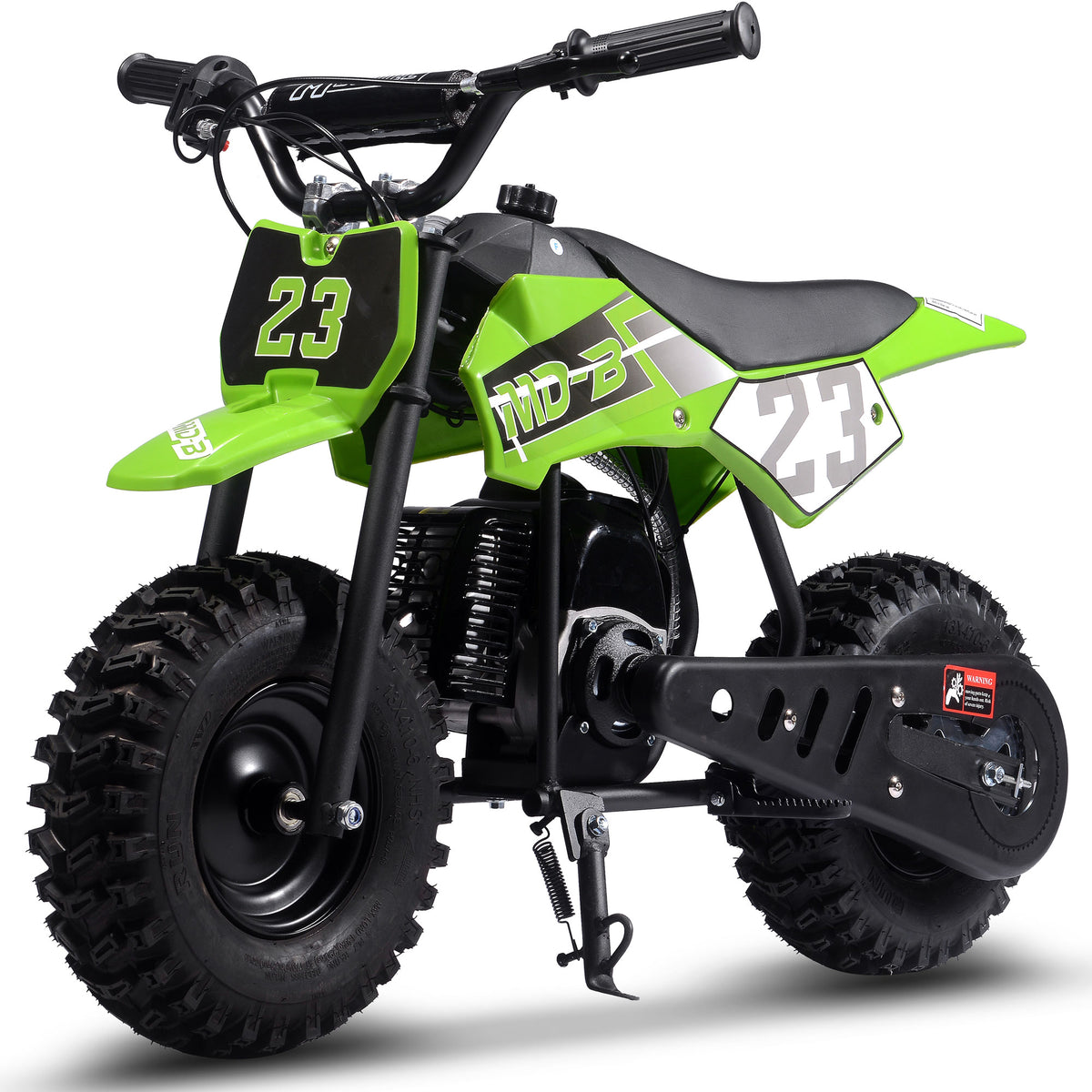 MotoTec Big Supermoto 50cc 2-Stroke Kids Dirt Bike - Recreational Off-Road Use Only