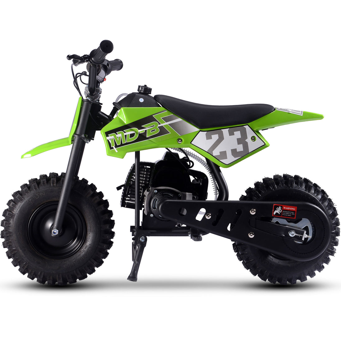 MotoTec Big Supermoto 50cc 2-Stroke Kids Dirt Bike - Recreational Off-Road Use Only