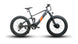 Electric bike with large wheels on a white background