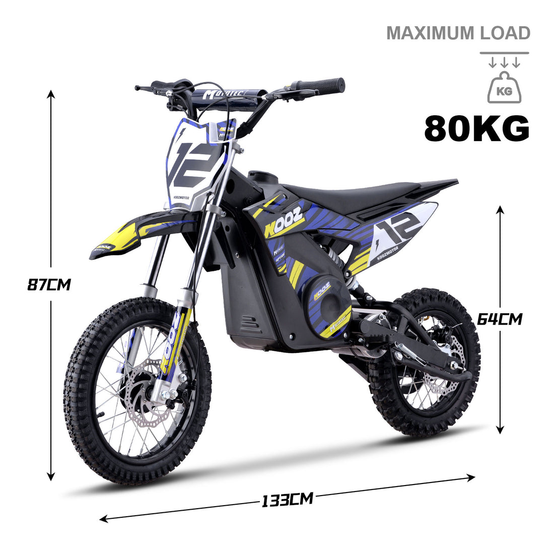 MotoTec 36v 1000w (HP112E) Electric Dirt Bike