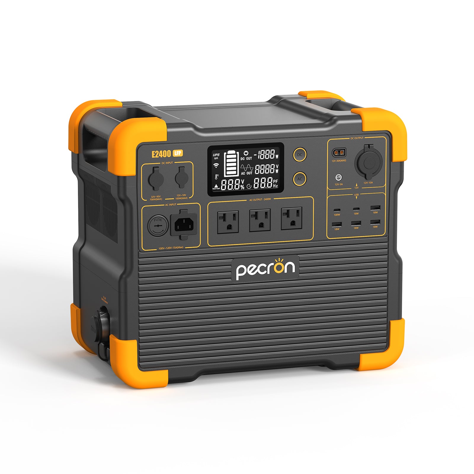 PECRON E2400LFP Portable Power Station Solar Generator (2400W | 2048Wh)