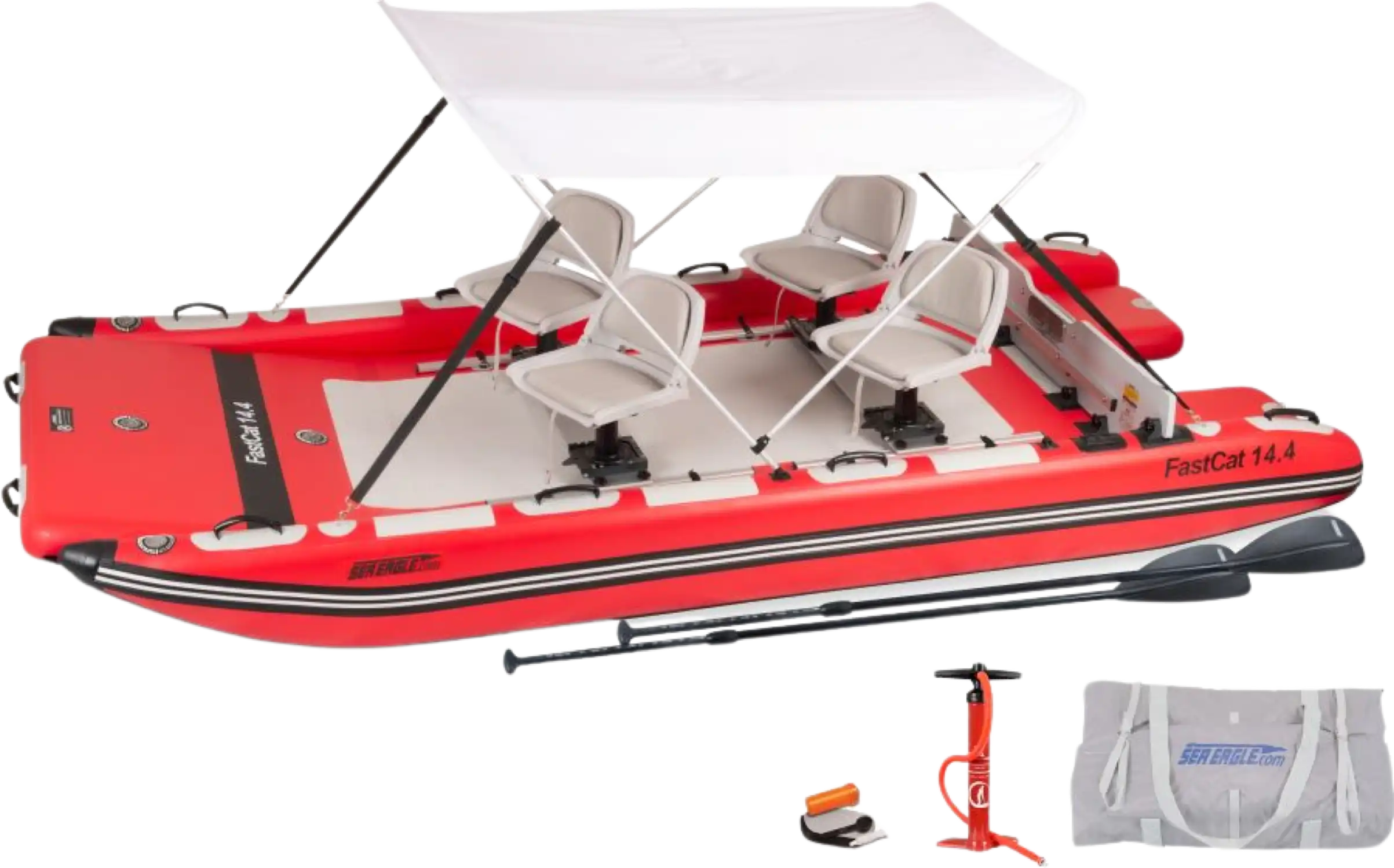 Sea Eagle FastCat14 Swivel Seat Canopy Package