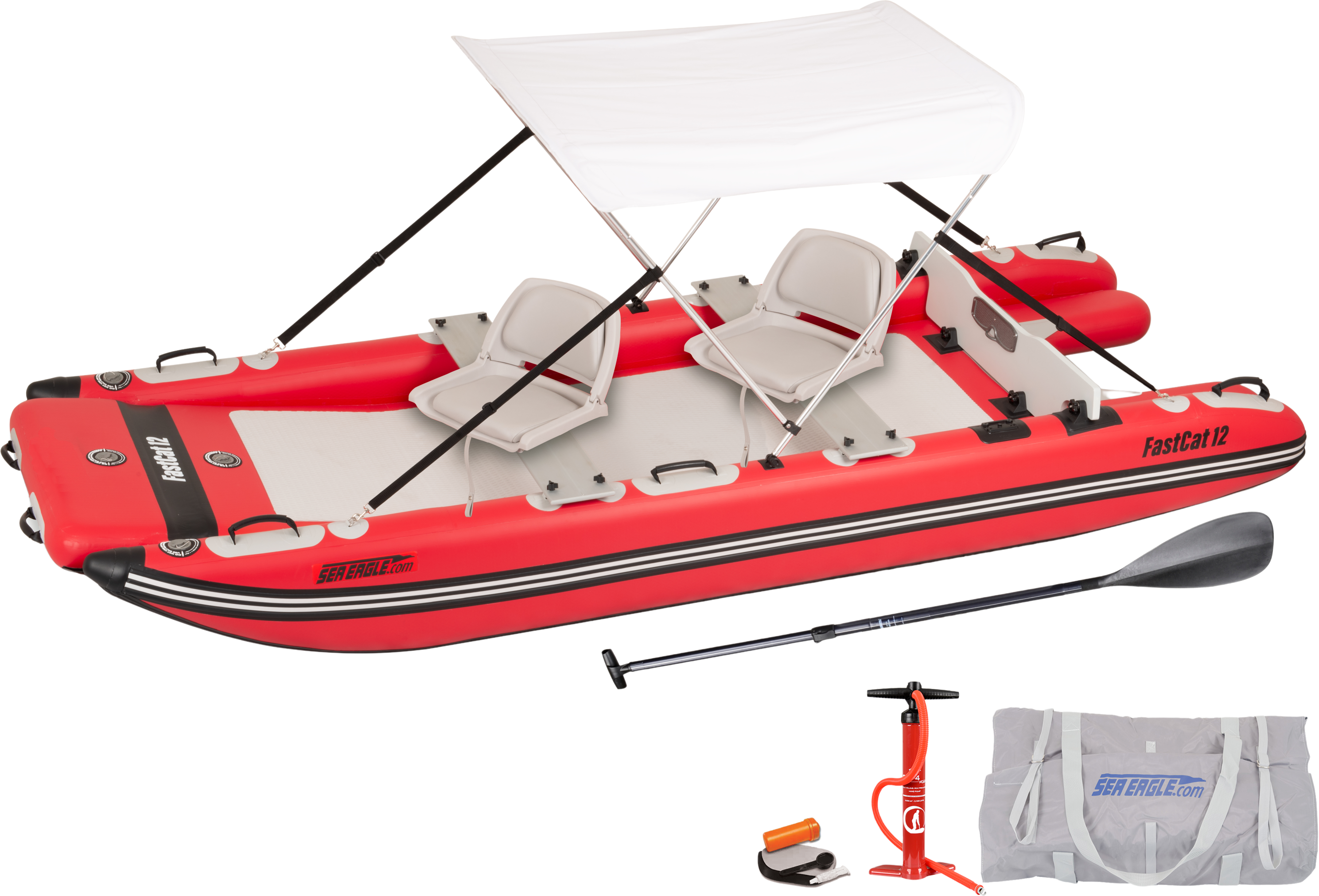 Sea Eagle FastCat12 Swivel Seat Canopy Package