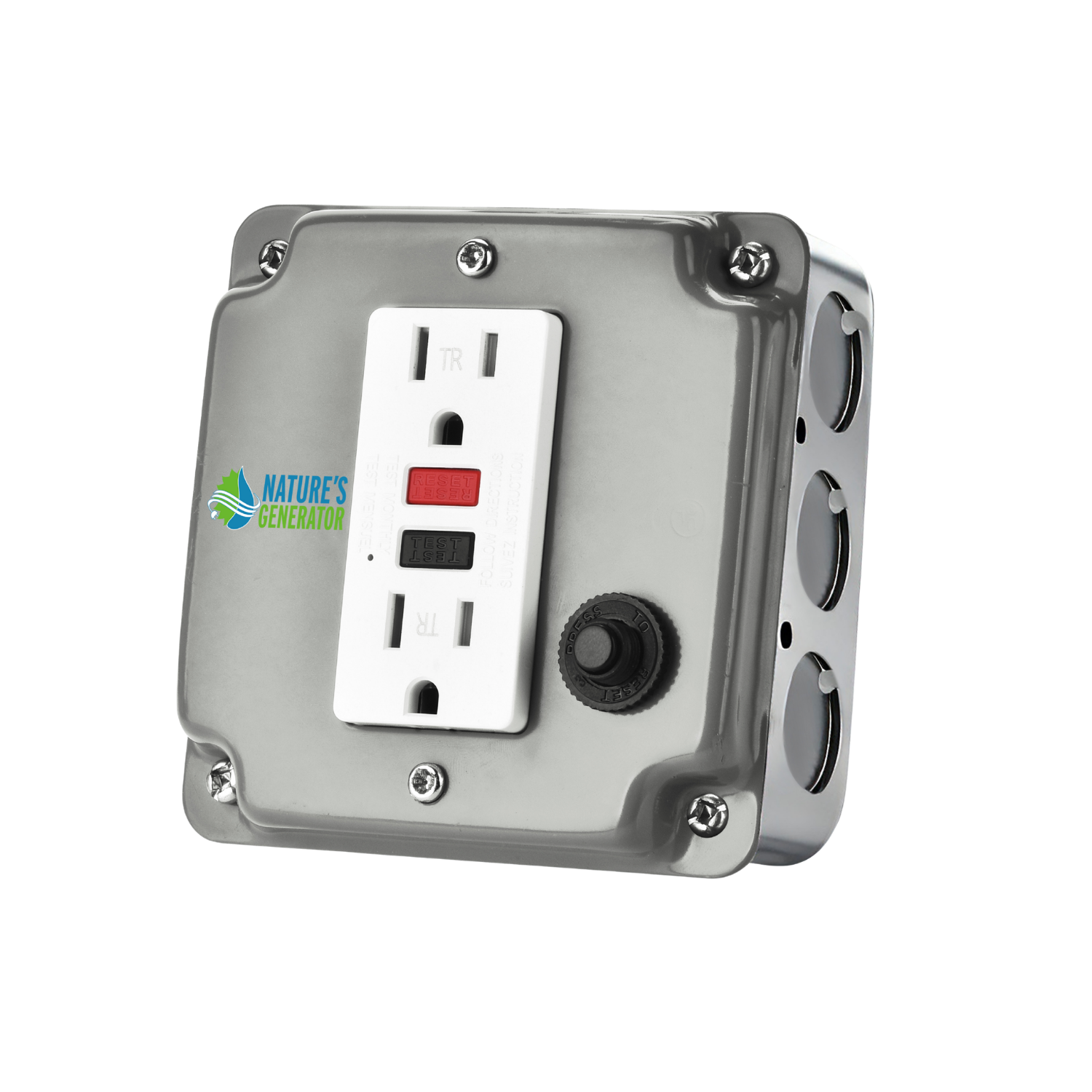 Nature's Generator 15A GFCI Power Outlet Box