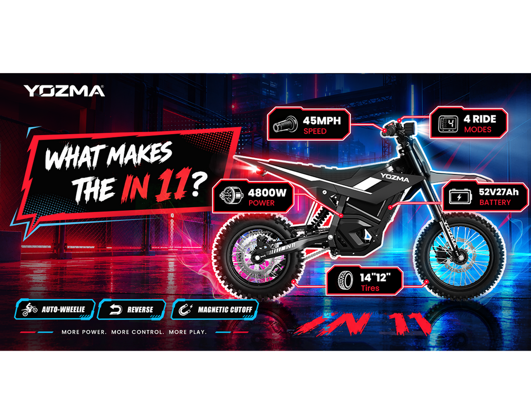 Yozma IN 11 Stunt-Ready Off-Road Electric Dirt Bike