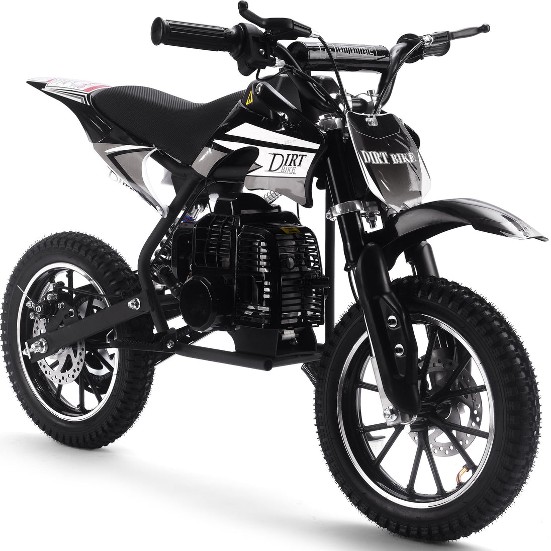 MotoTec Big Alien 50cc 2-Stroke Kids Gas Dirt Bike - Recreational Off-Road Use Only