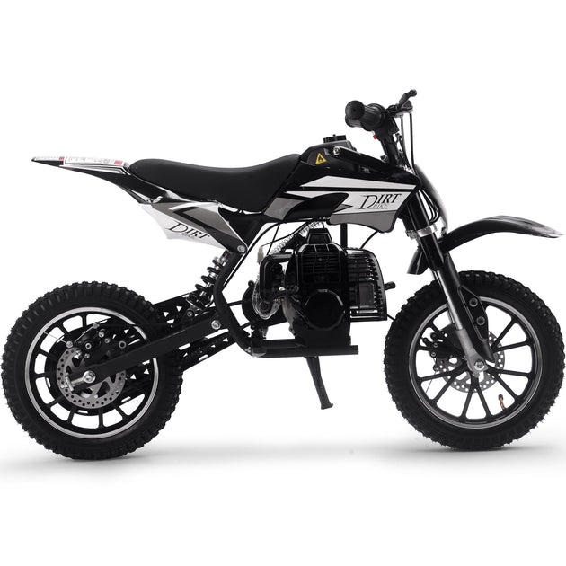 MotoTec Big Alien 50cc 2-Stroke Kids Gas Dirt Bike - Recreational Off-Road Use Only