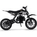 MotoTec Big Alien 50cc 2-Stroke Kids Gas Dirt Bike - Recreational Off-Road Use Only