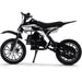 MotoTec Big Alien 50cc 2-Stroke Kids Gas Dirt Bike - Recreational Off-Road Use Only
