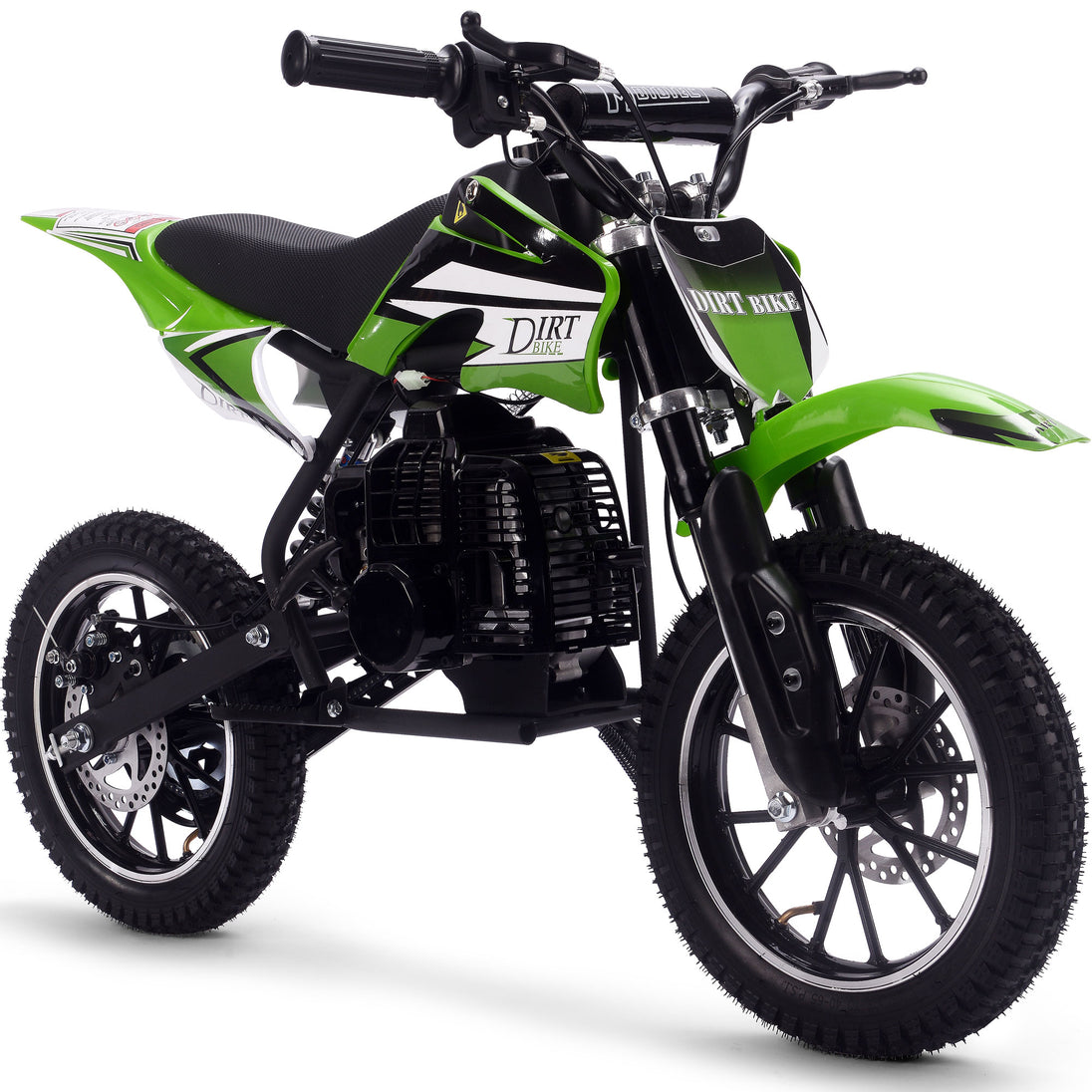 MotoTec Big Alien 50cc 2-Stroke Kids Gas Dirt Bike - Recreational Off-Road Use Only