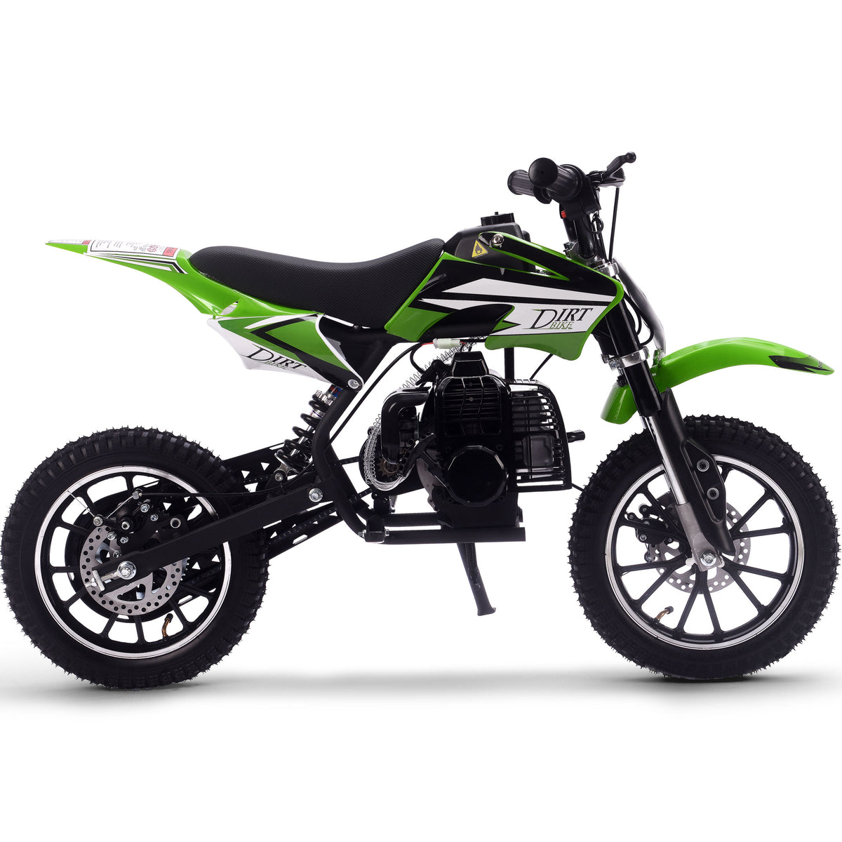 MotoTec Big Alien 50cc 2-Stroke Kids Gas Dirt Bike - Recreational Off-Road Use Only