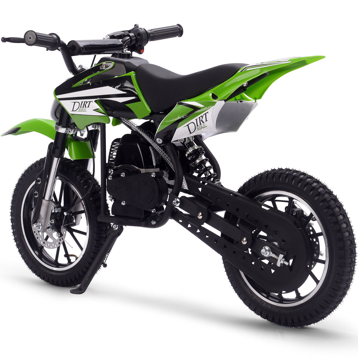 MotoTec Big Alien 50cc 2-Stroke Kids Gas Dirt Bike - Recreational Off-Road Use Only