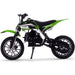 MotoTec Big Alien 50cc 2-Stroke Kids Gas Dirt Bike - Recreational Off-Road Use Only