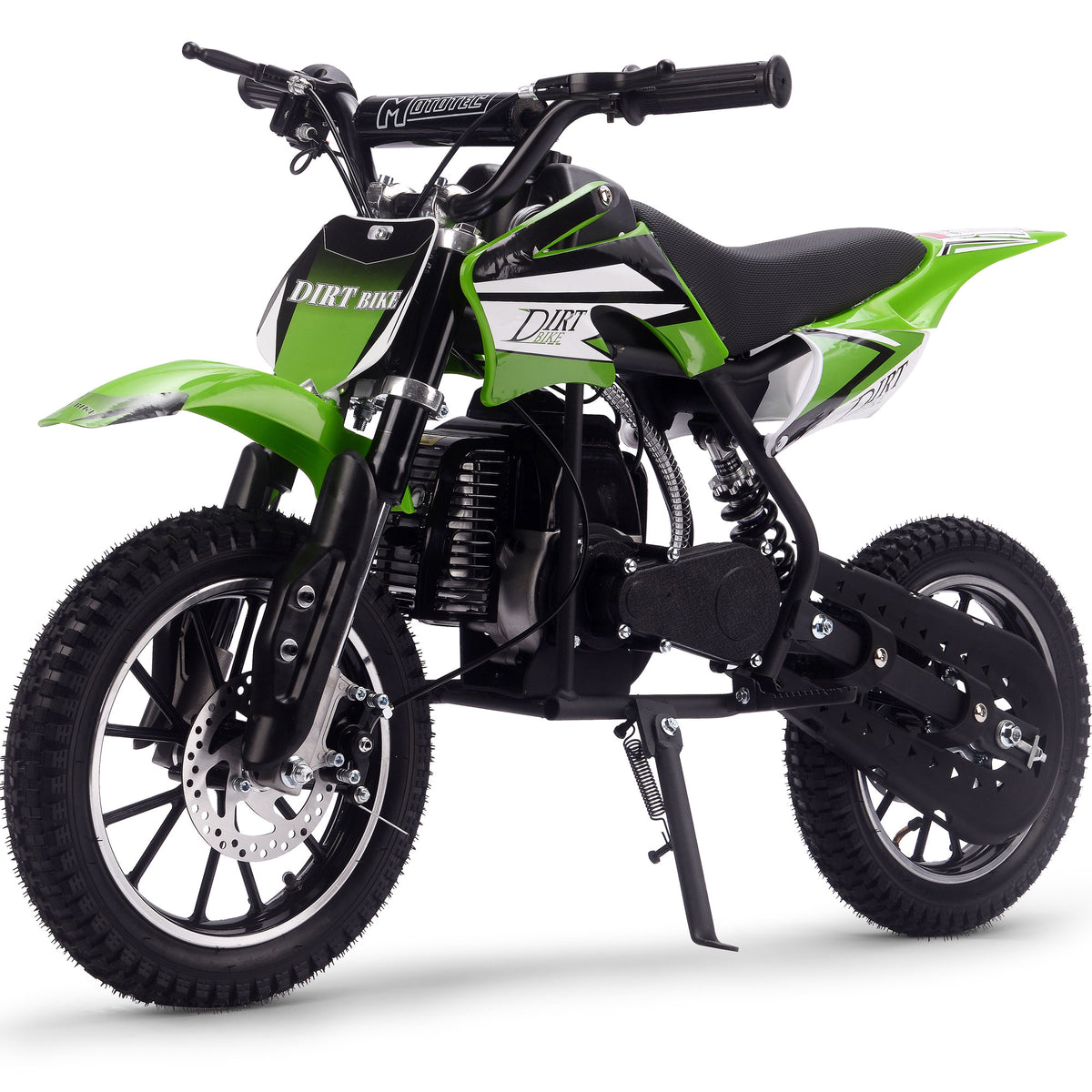MotoTec Big Alien 50cc 2-Stroke Kids Gas Dirt Bike - Recreational Off-Road Use Only
