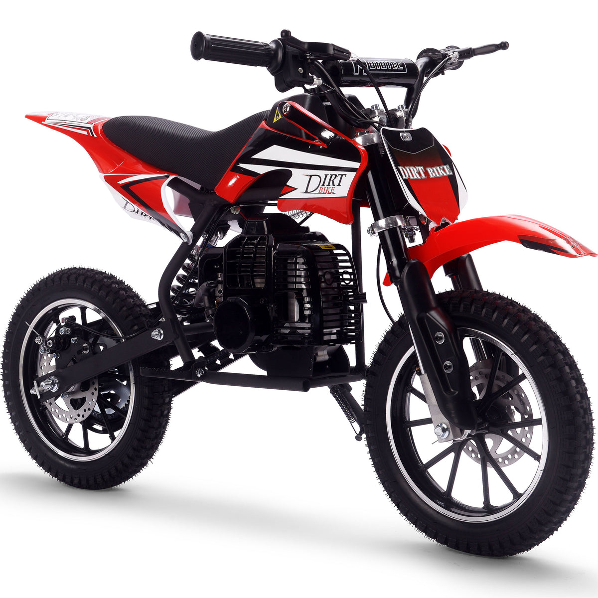 MotoTec Big Alien 50cc 2-Stroke Kids Gas Dirt Bike - Recreational Off-Road Use Only