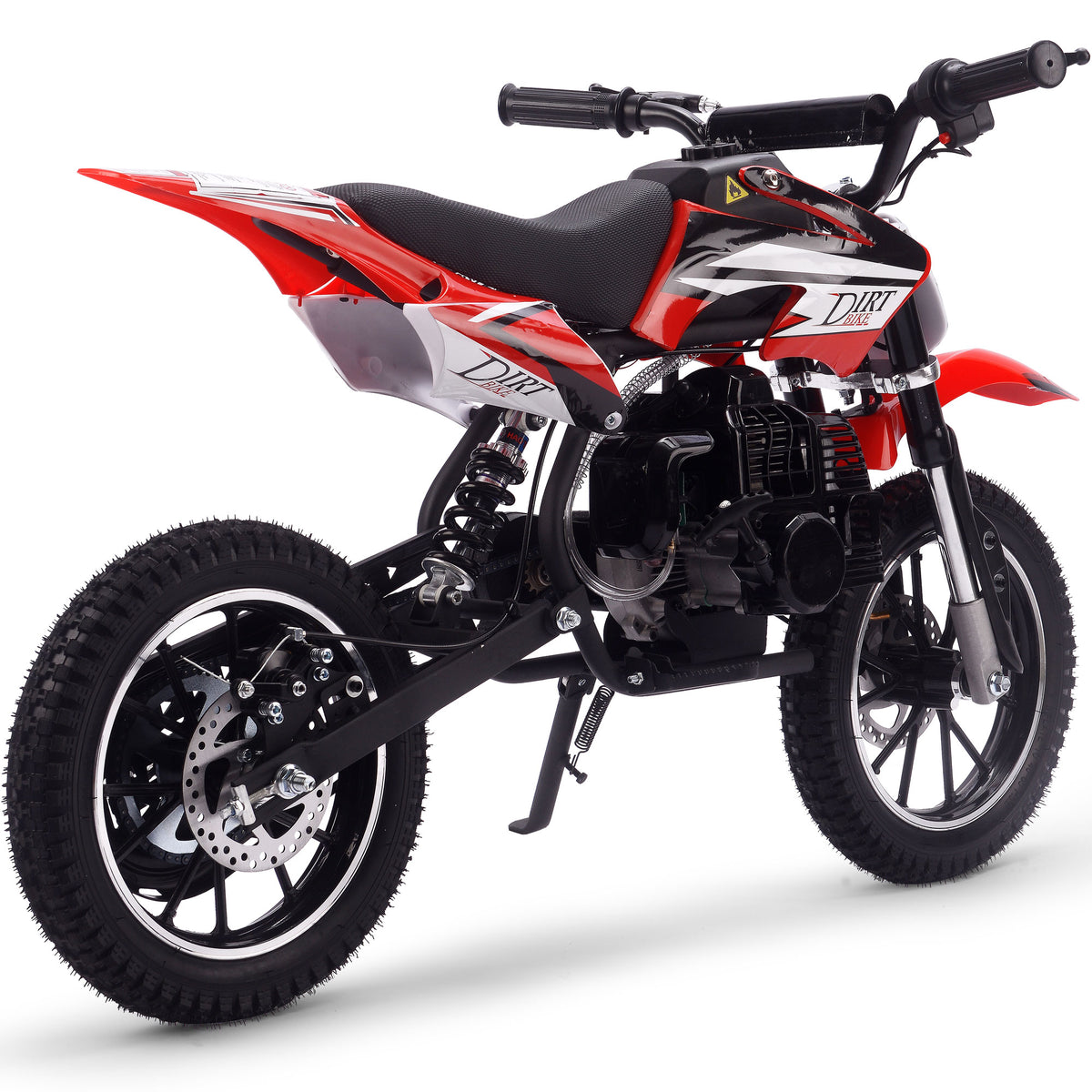 MotoTec Big Alien 50cc 2-Stroke Kids Gas Dirt Bike - Recreational Off-Road Use Only