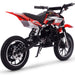 MotoTec Big Alien 50cc 2-Stroke Kids Gas Dirt Bike - Recreational Off-Road Use Only