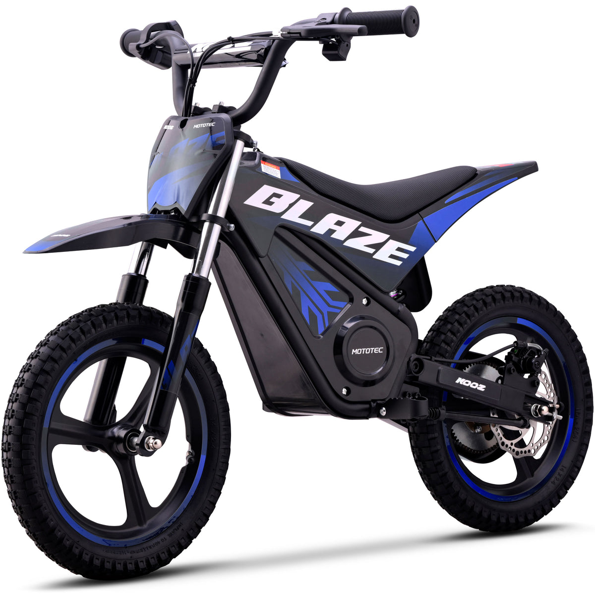 MotoTec 36v 350w Blaze Electric Dirt Bike - Recreational Off-Road Use Only