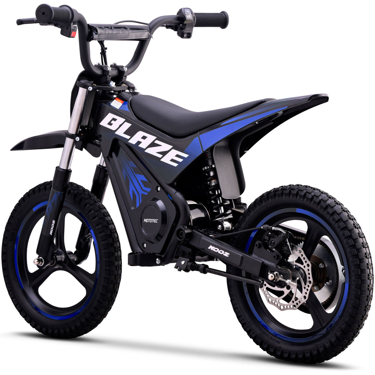 MotoTec 36v 350w Blaze Electric Dirt Bike - Recreational Off-Road Use Only