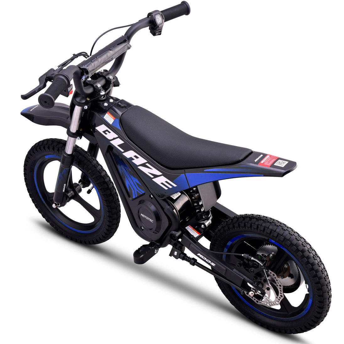 MotoTec 36v 350w Blaze Electric Dirt Bike - Recreational Off-Road Use Only
