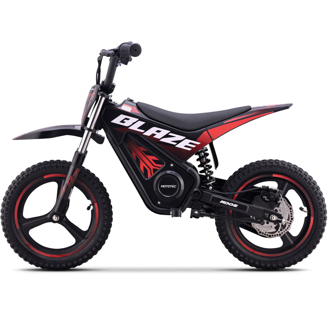 MotoTec 36v 350w Blaze Electric Dirt Bike - Recreational Off-Road Use Only