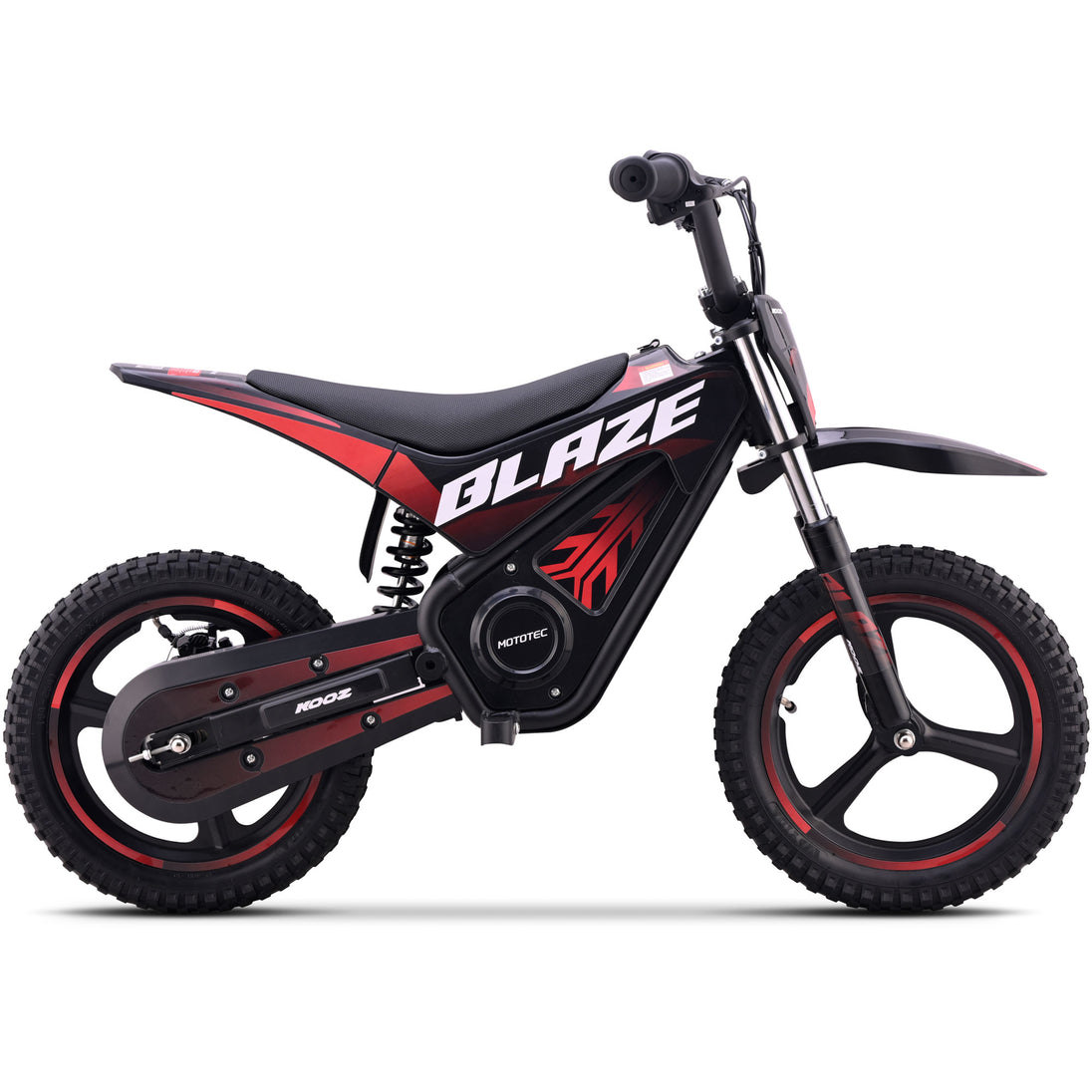 MotoTec 36v 350w Blaze Electric Dirt Bike - Recreational Off-Road Use Only